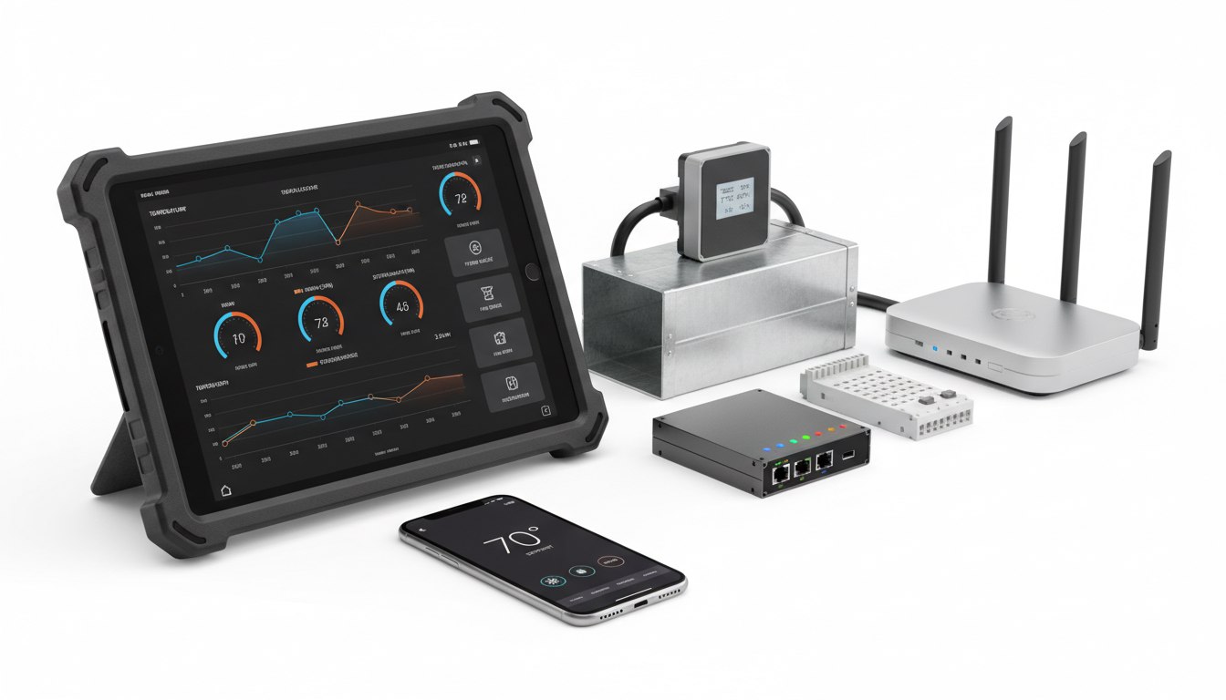 A mobile application for a connected HVAC solution could cost you $60,000 on average