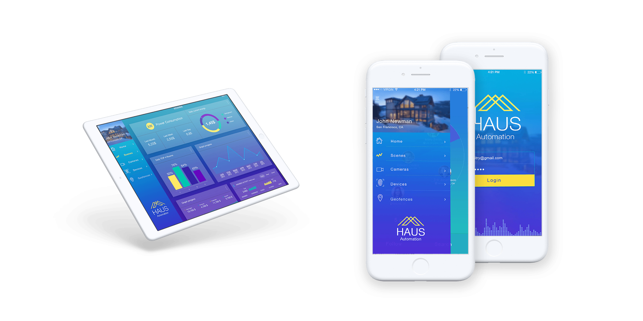 Smart home device hub for full-scale configuration-less home automation